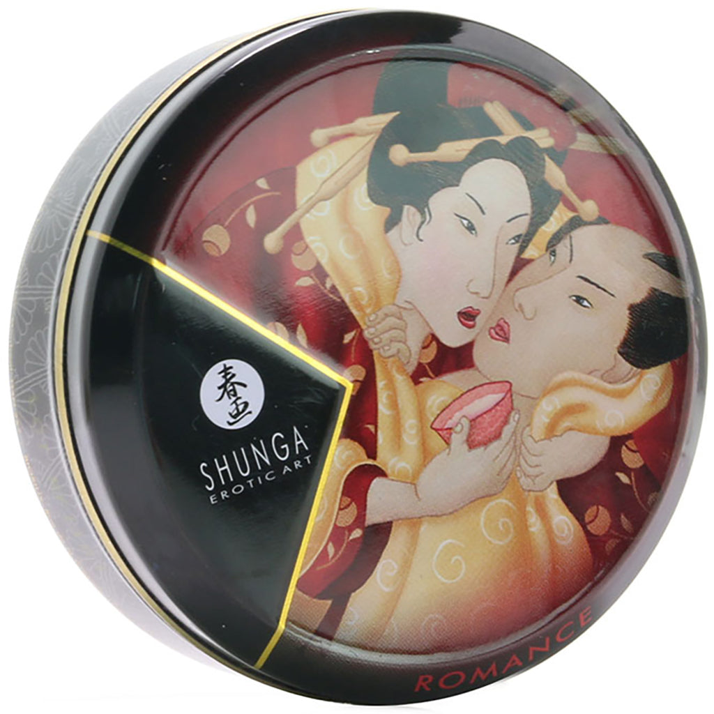 Romance Mini Massage Candle 1oz/30ml in Strawberry Wine
