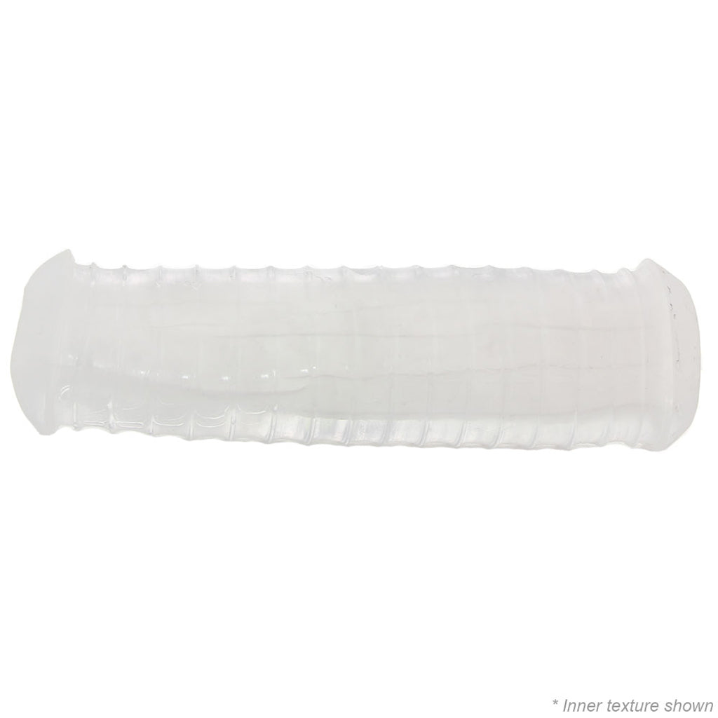 Doc Johnson The Tube ULTRASKYN Stroker in Clear - Male Masturbators - HoneyHugs Canada (View 2)