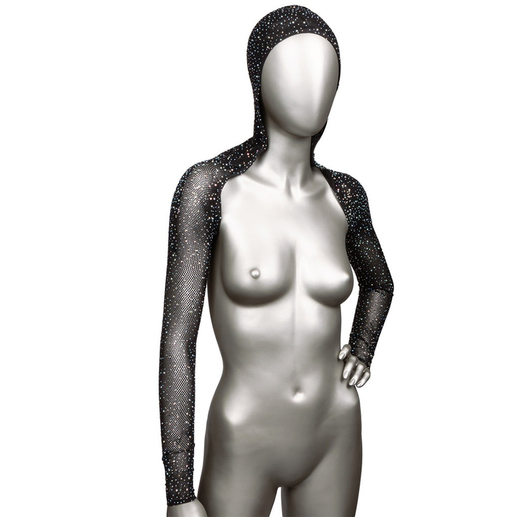 Radiance Hooded Shoulder Shrug XL: Enveloping Luxury & Allure