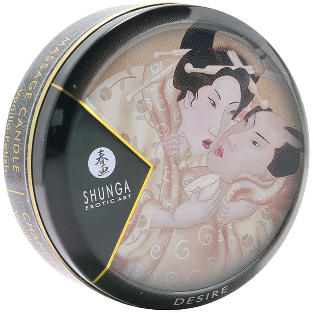 Desire Mini Massage Candle 1oz/30ml in Vanilla Fetish
