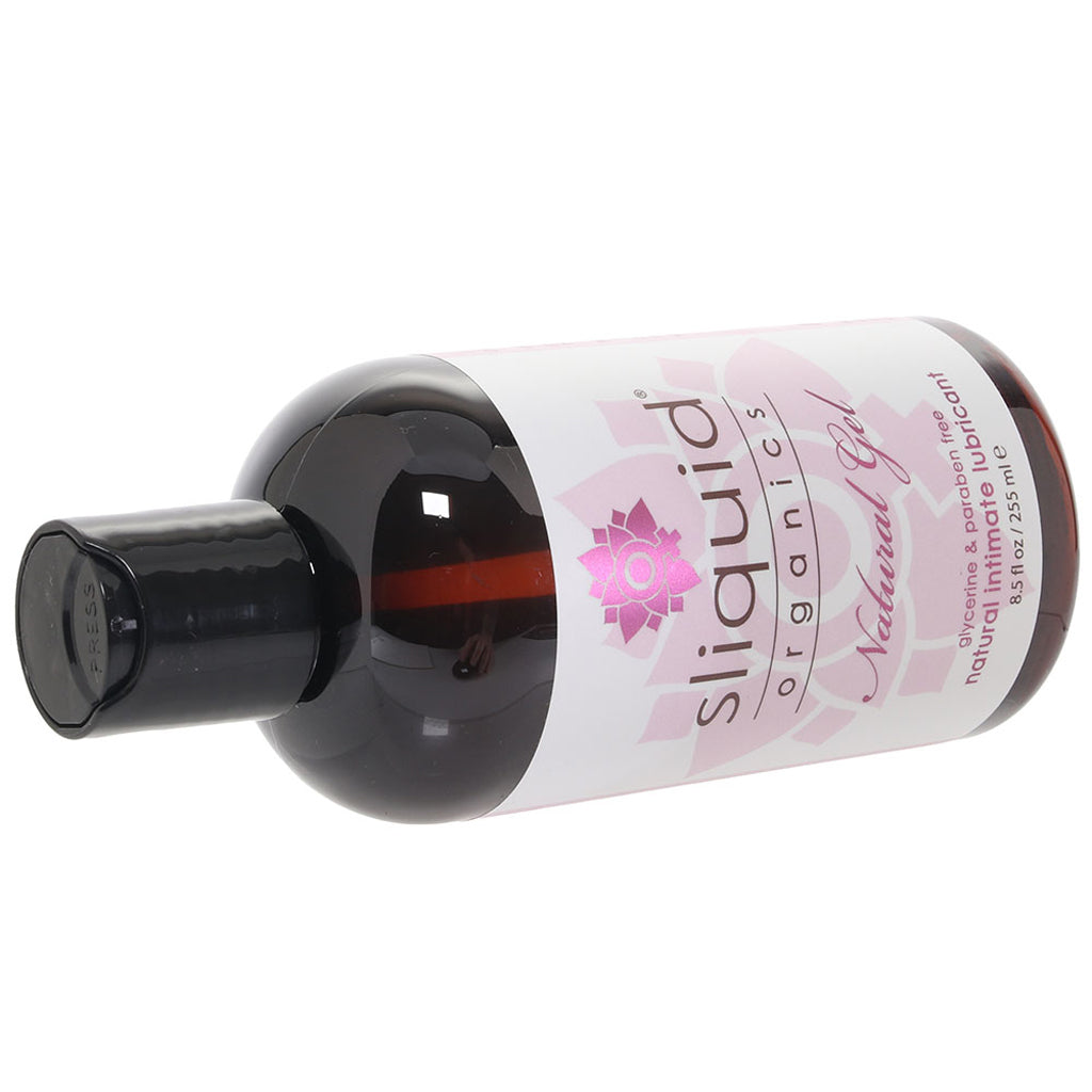 Sliquid Organics Natural Gel Lubricant: Luxurious Water-Based Lube for Sensitive Skin (8.5oz)