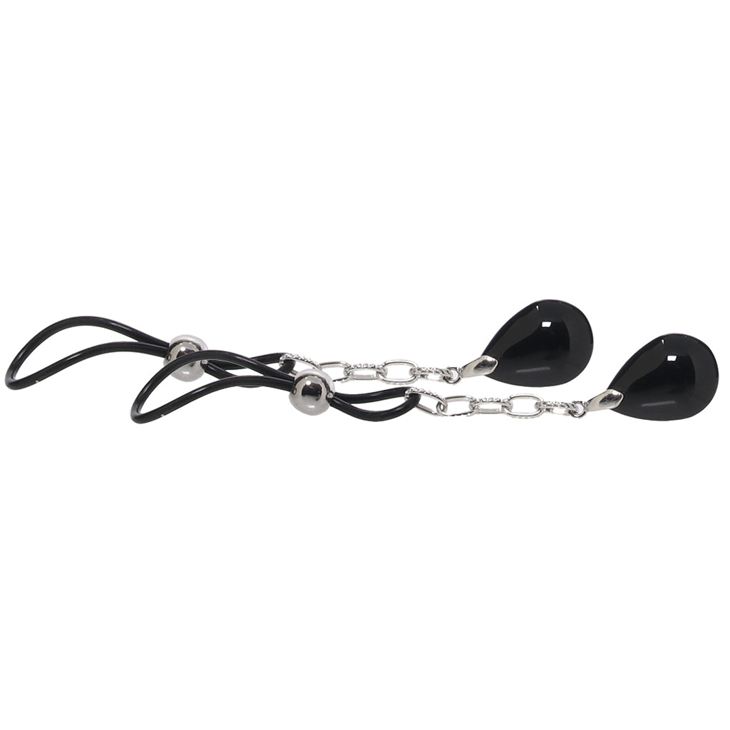 Onyx Non-Piercing Nipple Jewelry | Luxurious Adjustable Play Adornments