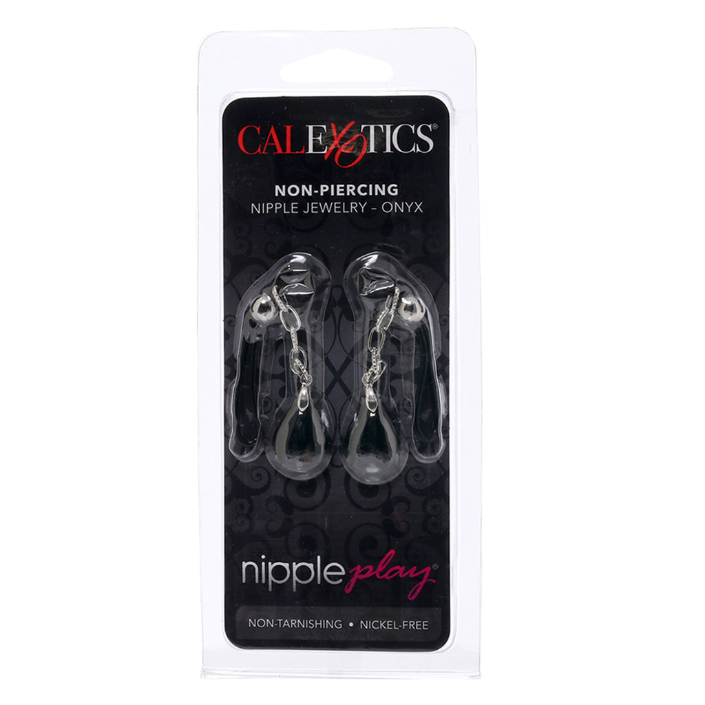 Onyx Non-Piercing Nipple Jewelry | Luxurious Adjustable Play Adornments