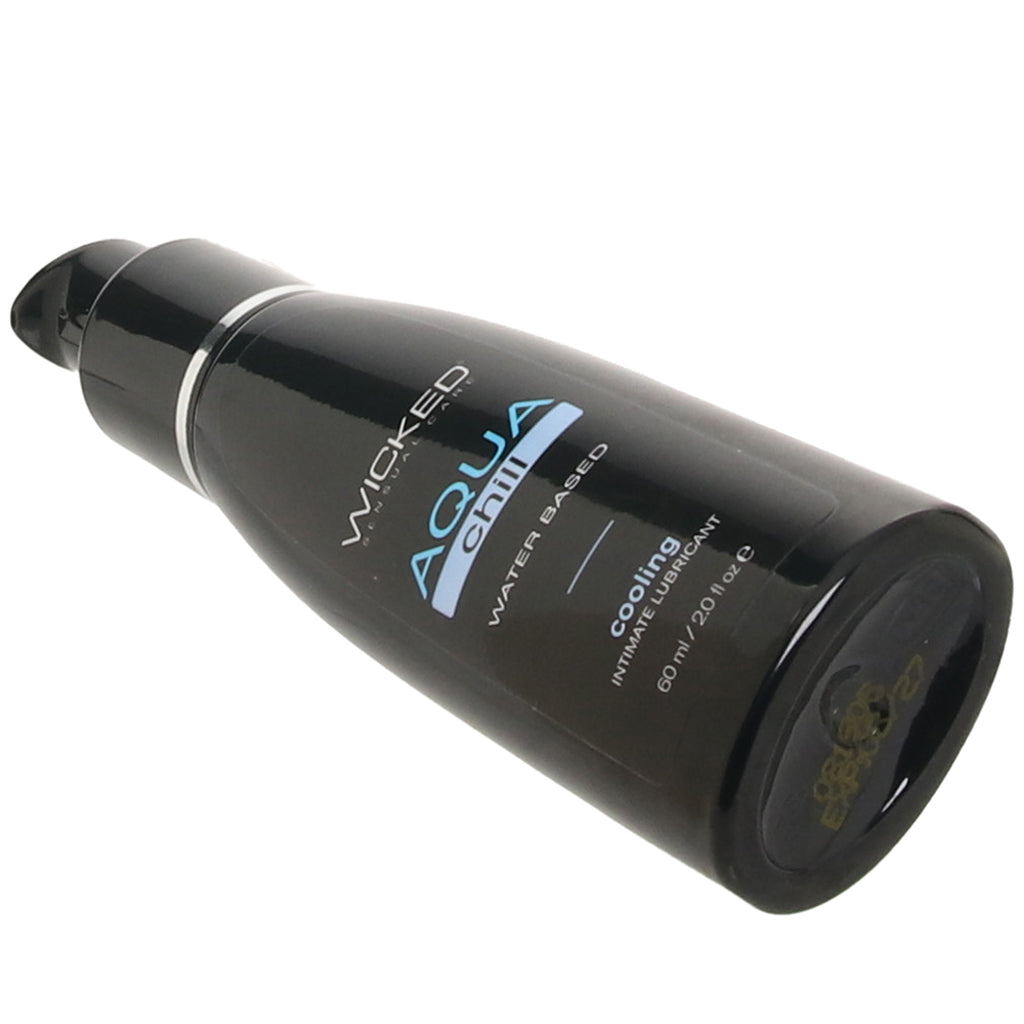 Wicked Sensual Care Aqua Chill: Cooling Water-Based Lube for Electrifying Tingles & Enduring Pleasure