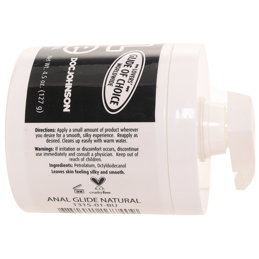 Anal Glide Natural Oil Based Lube in 4.5oz/127g
