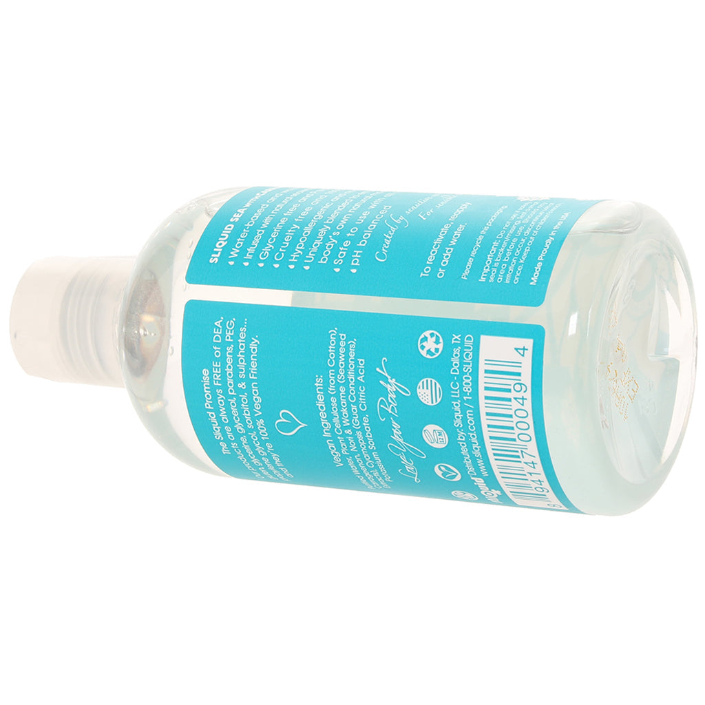Sliquid Sea Natural Intimate Lubricant | Water-Based & Vegan | 8.5oz