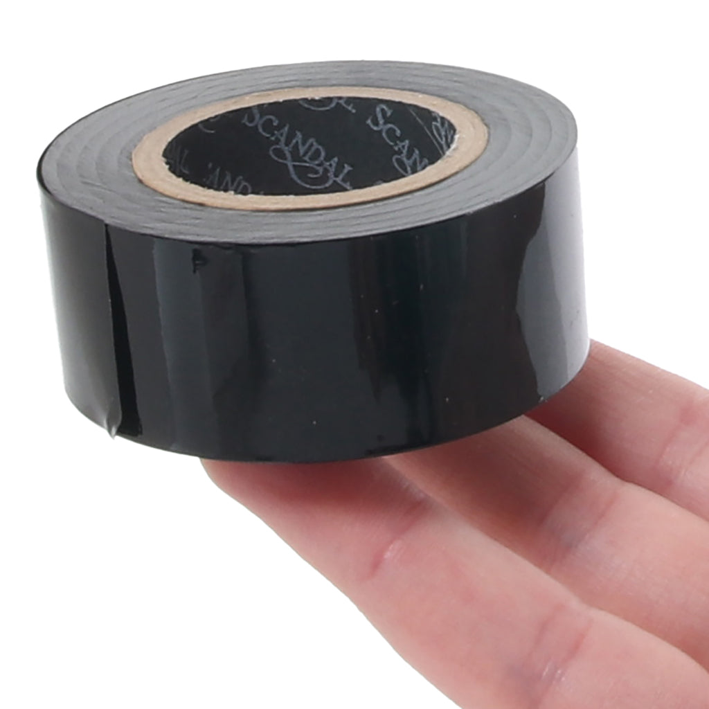 Scandal Lovers Black Bondage Tape: Self-Adhesive Luxury for Intimate Play