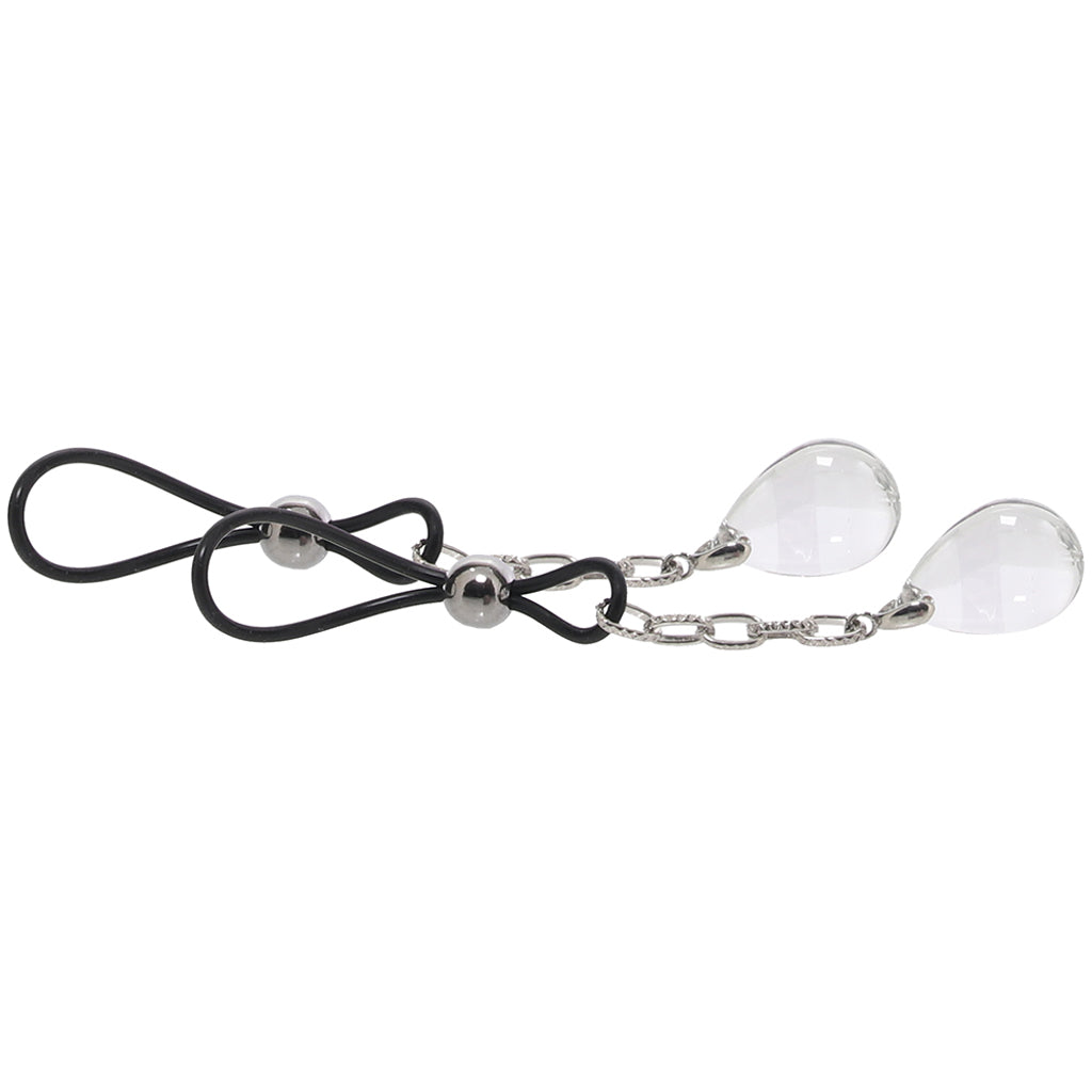 Exquisite Non-Piercing Crystal Nipple Jewelry | Dazzling Tassels by Nipple Play