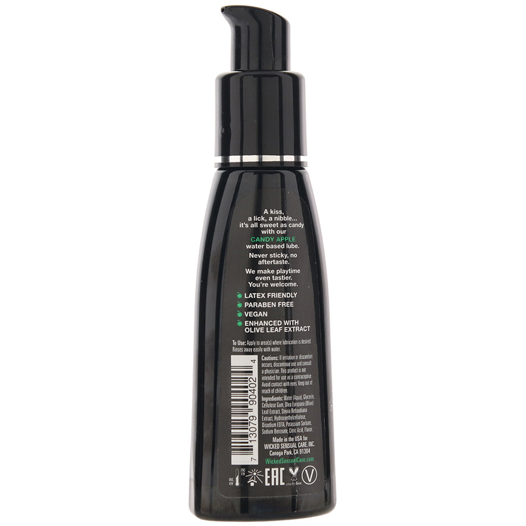 Aqua Lube Candy Apple Edible Water-Based Lubricant | Sweet Flavored Intimacy