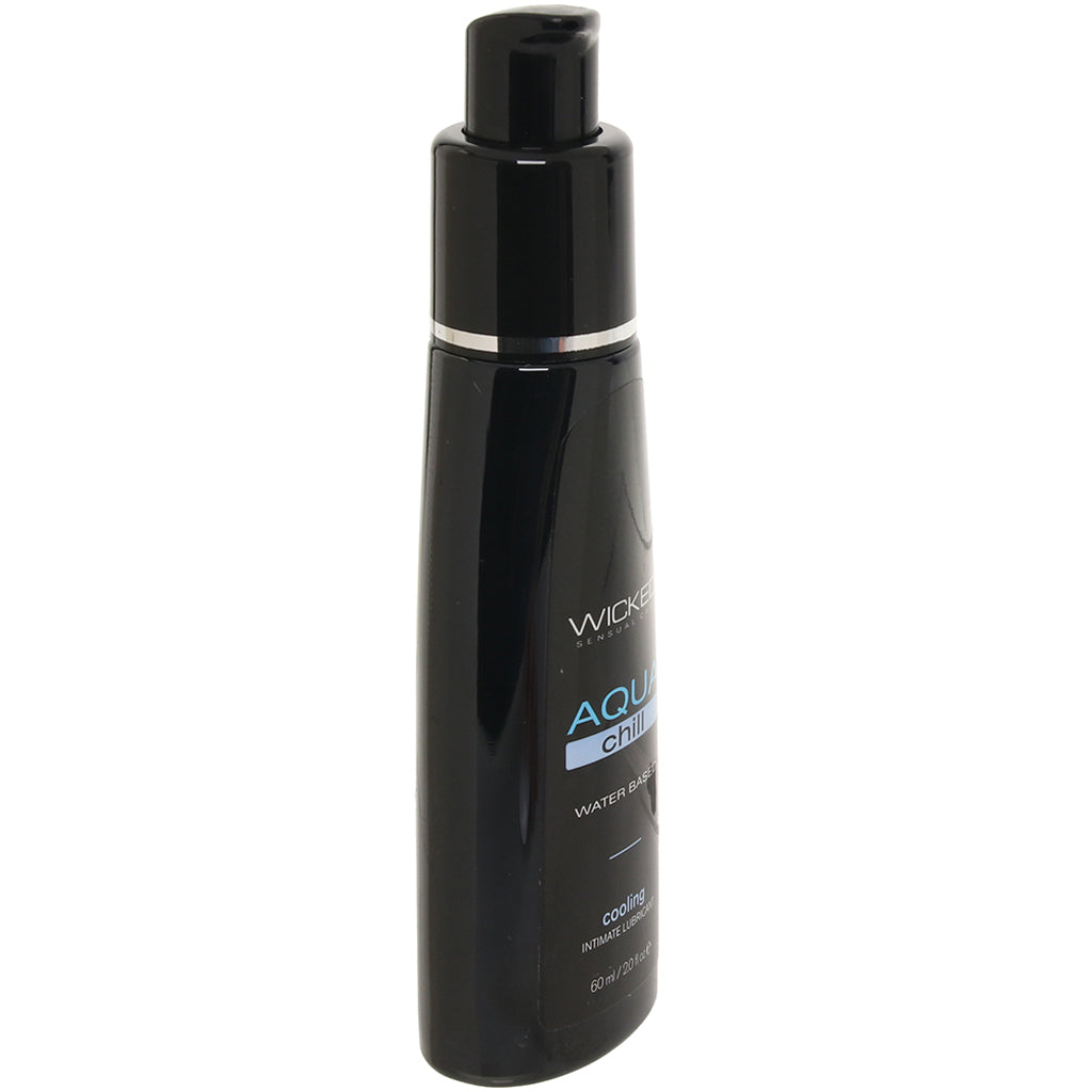 Wicked Sensual Care Aqua Chill: Cooling Water-Based Lube for Electrifying Tingles & Enduring Pleasure