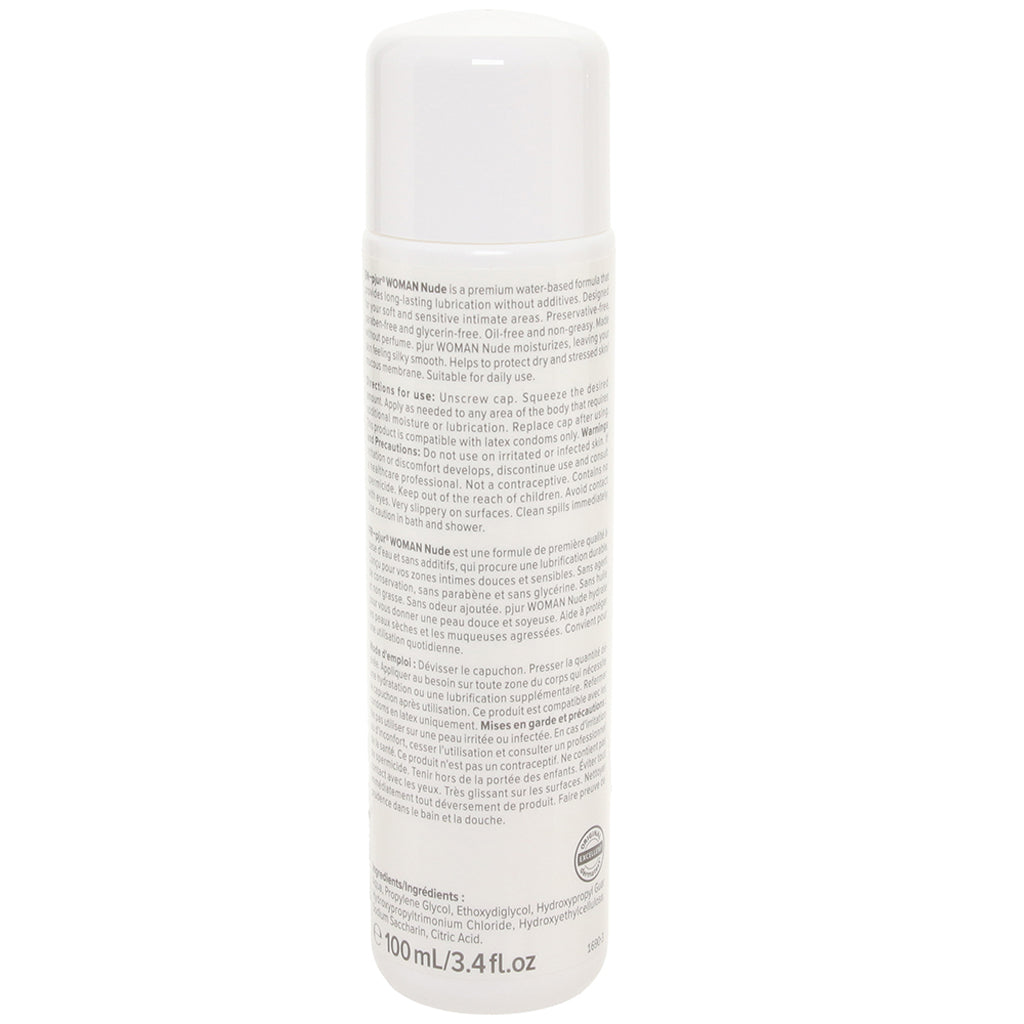 Pjur Woman | Glycerin-Free Water-Based Lube for Sensitive Skin | 100ml Pure Intimacy
