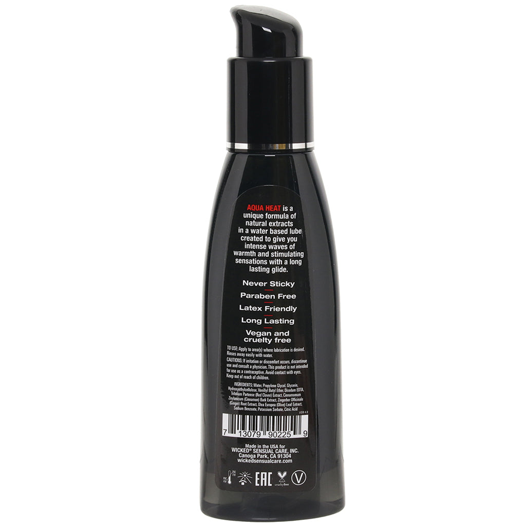 Wicked Aqua Heat Warming Lube | Silky, Long-Lasting Intimate Pleasure