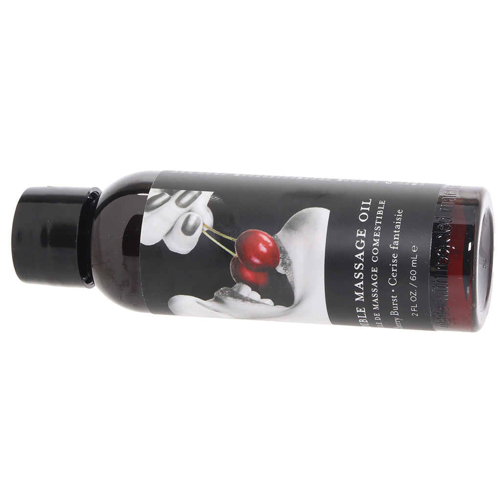 Edible Massage Oil 2oz/60ml in Cherry Burst