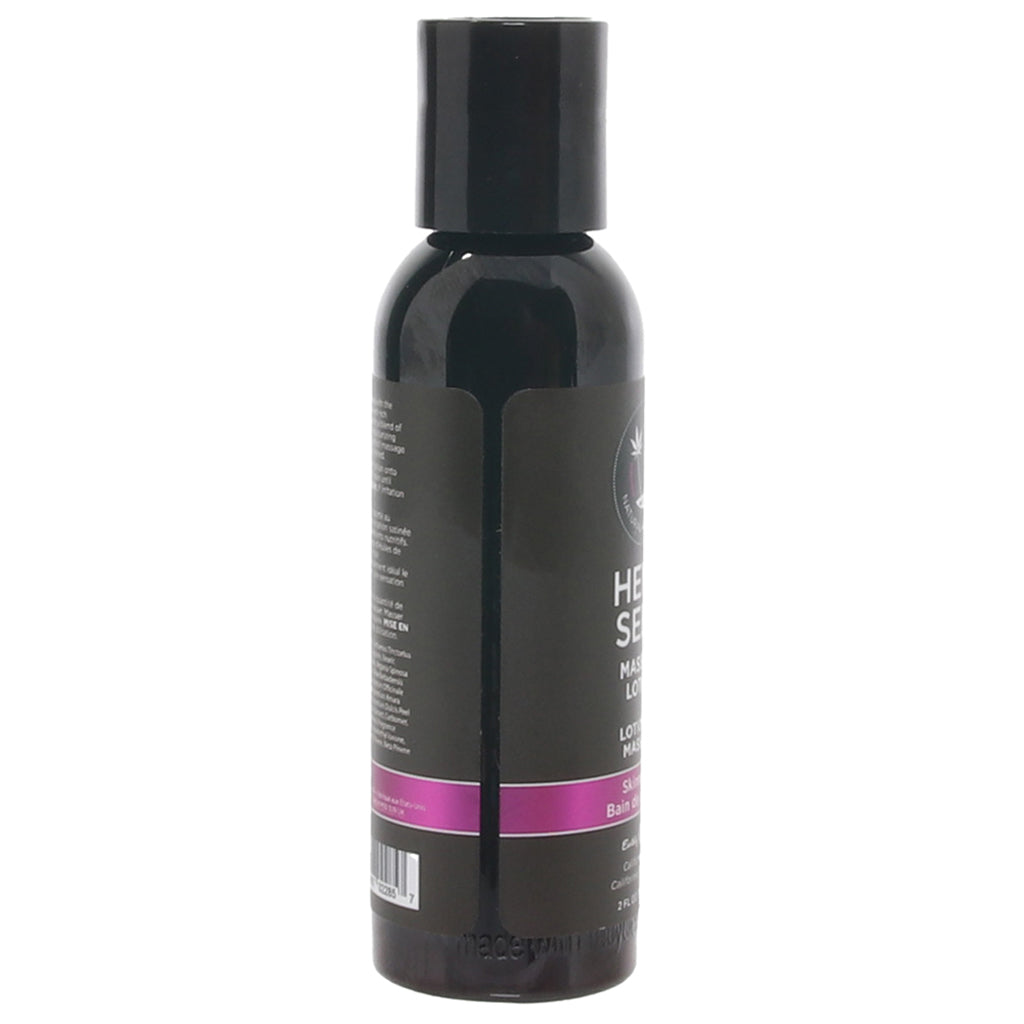Hemp Seed Massage Lotion 2oz/60ml in Skinny Dip