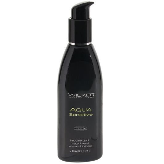 Wicked Aqua Sensitive Hypoallergenic Water-Based Lube | Pure Comfort & Lasting Pleasure