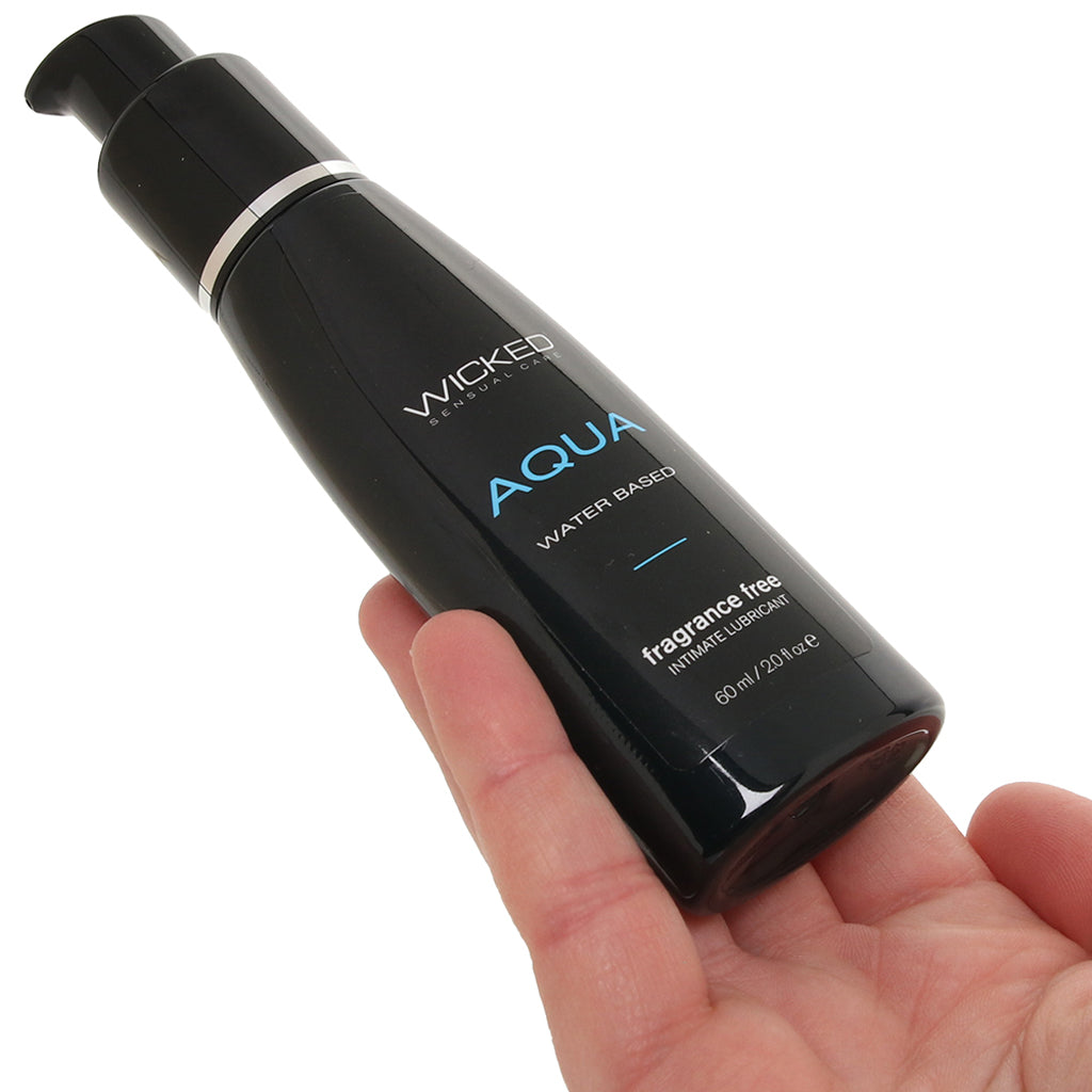 Wicked Aqua Lube: Silky, Fragrance-Free Water-Based Lubricant for Pure Pleasure
