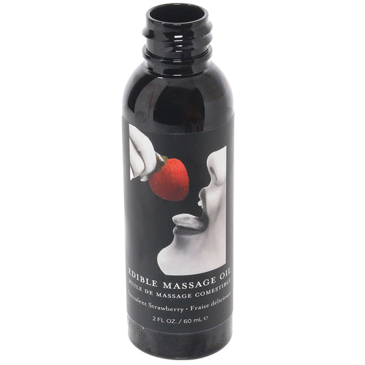 Edible Massage Oil 2oz/60ml in Strawberry
