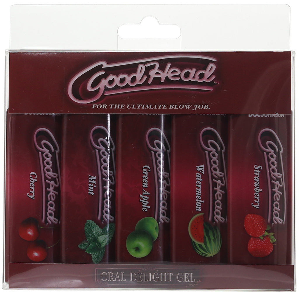 GoodHead One Shot 5-Pack: Elevate Intimacy with Decadent Flavored Oral Lubes