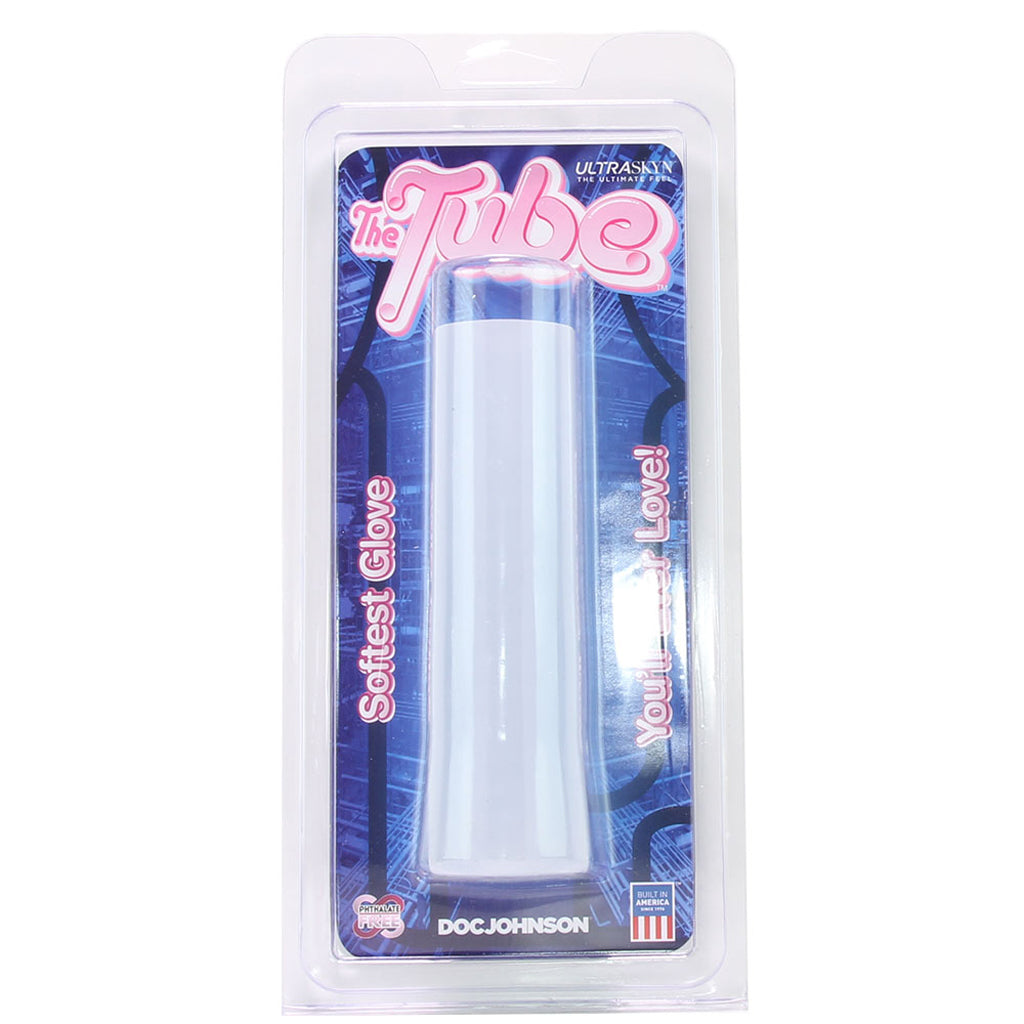 Doc Johnson The Tube ULTRASKYN Stroker in Clear - Male Masturbators - HoneyHugs Canada (View 6)
