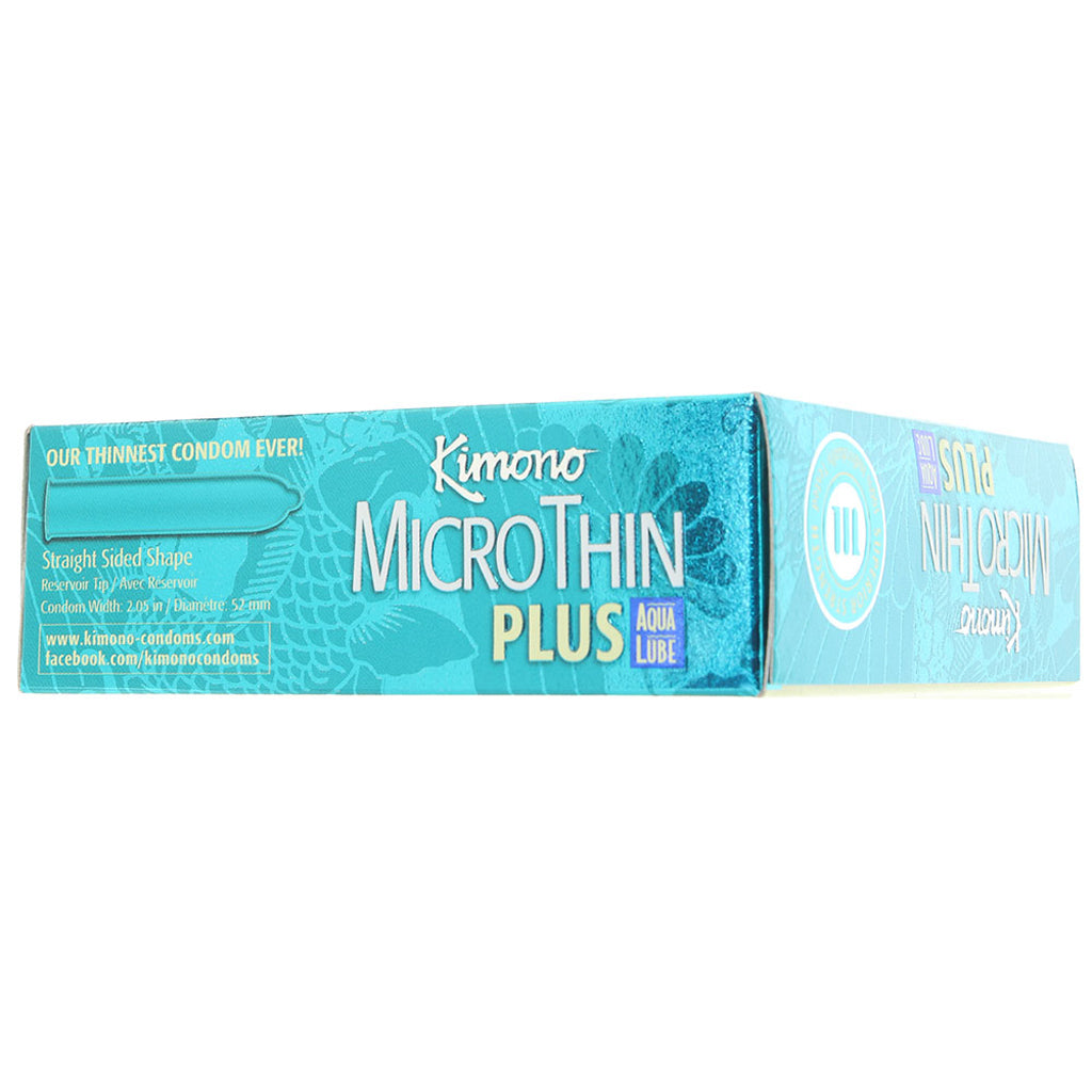 Kimono MicroThin Plus Aqua Lube Condoms in 24 Pack