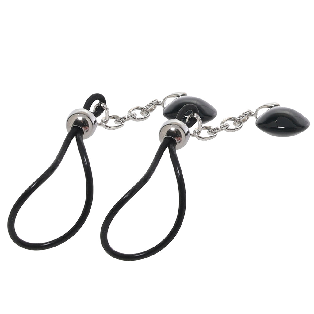 Onyx Non-Piercing Nipple Jewelry | Luxurious Adjustable Play Adornments