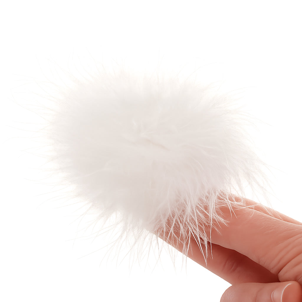Nipple Couture White Marabou Covers