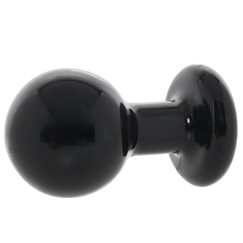 Round Butt Plug Medium in Black