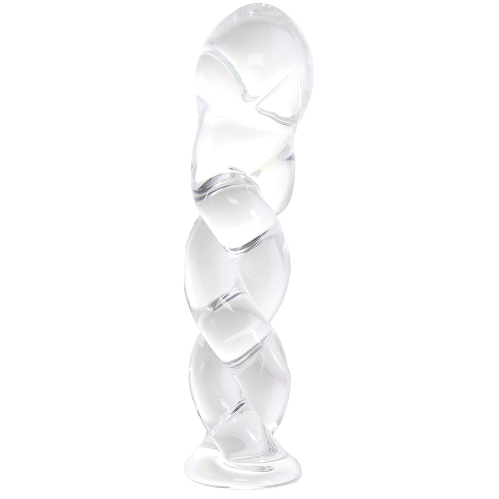 Clarity Seraphic Braid Glass Dildo
