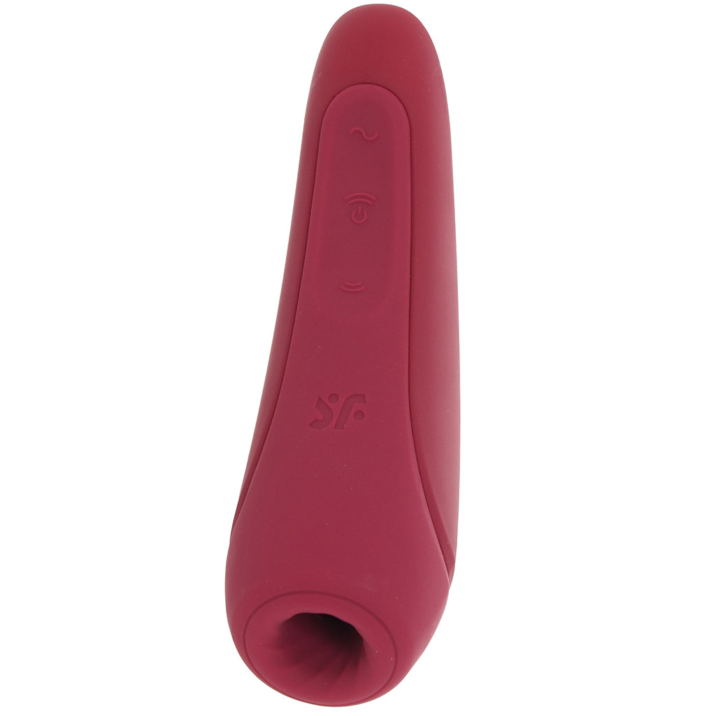 Satisfyer Satisfyer Curvy 1+ Air Pulse Stimulator in Rose Red - Vibrators - HoneyHugs Canada (View 3)