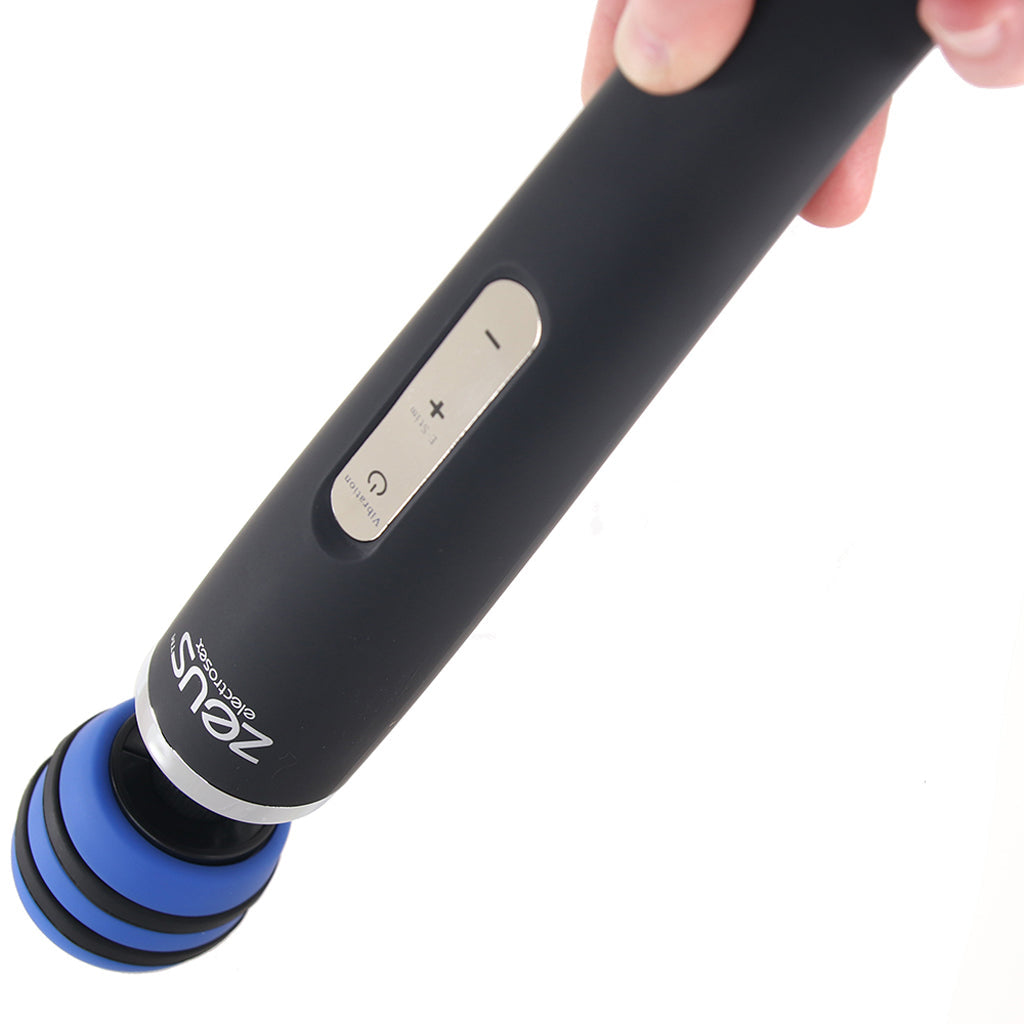 Zeus Electrosex Zeus Blue Arc Plug In E-Stim Vibrating Wand - Magic Wands - HoneyHugs Canada (View 3)