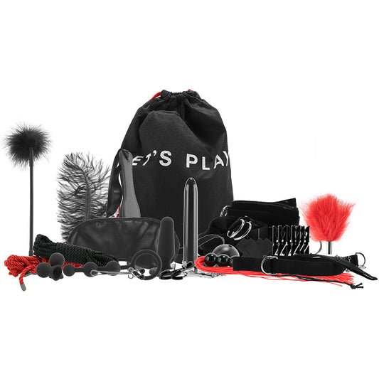 Lux Fetish Complete BDSM Experience: 20-Piece Bedspreader & Play Set