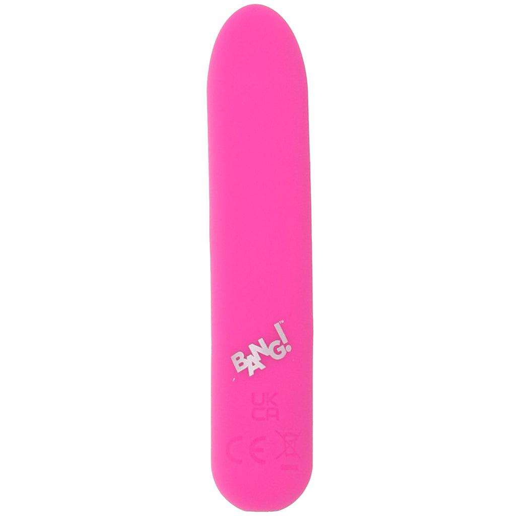 Bang! Bang! Flexible Tapered Silicone Bullet Vibe in Pink - Vibrators - HoneyHugs Canada