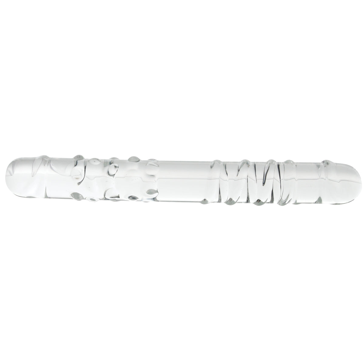 Clarity Elysian Sensation Double-Ended Glass Dildo