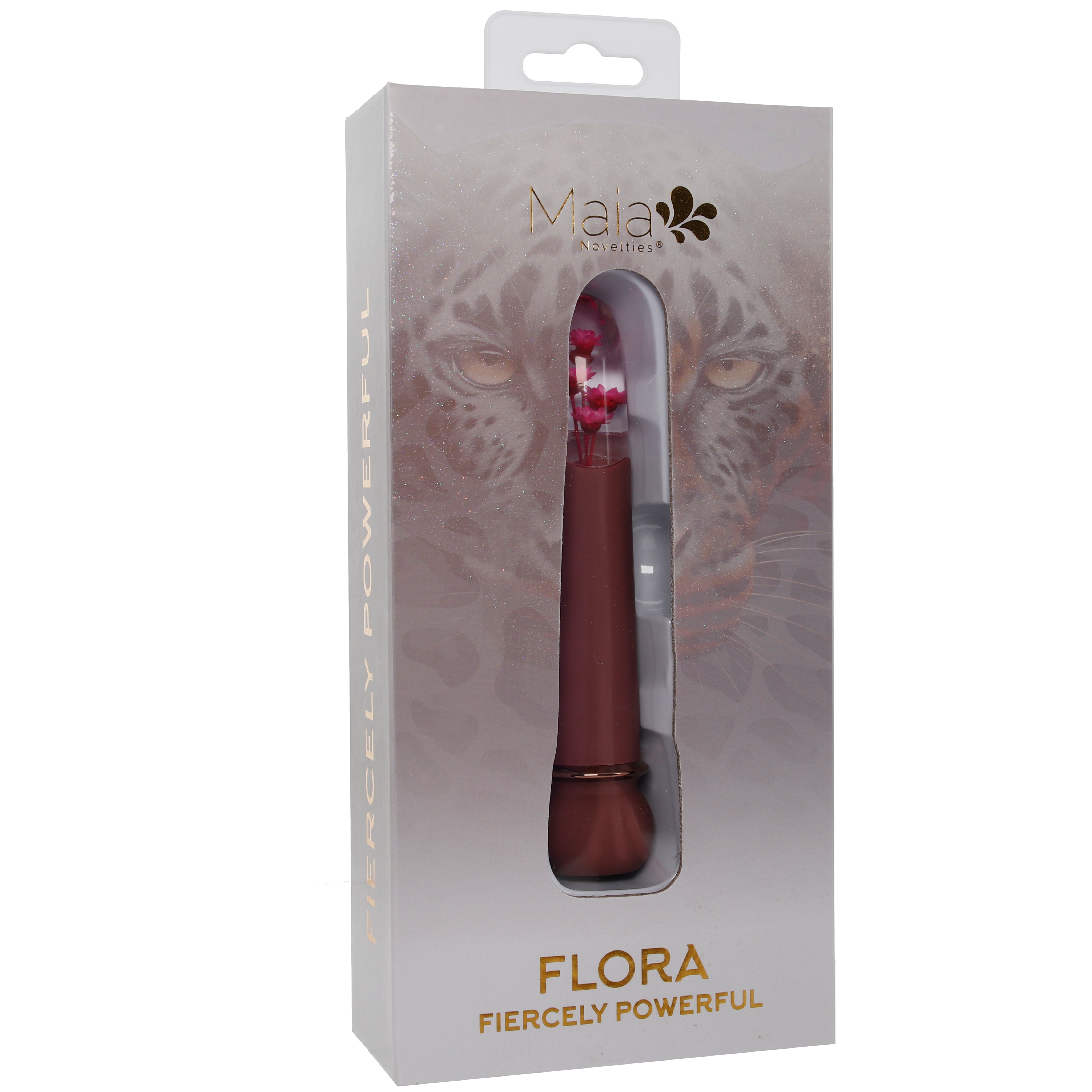Flora Fiercely Powerful Bullet Vibe in Burgundy