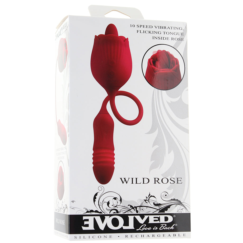Evolved Novelties Wild Rose Dual Stimulator - Vibrators - HoneyHugs Canada (View 6)