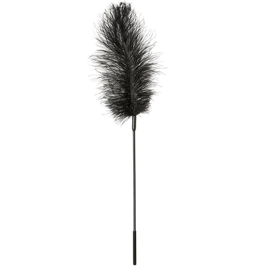 Sportsheets Luxury Black Ostrich Feather Tickler - Sensual Tease & Play