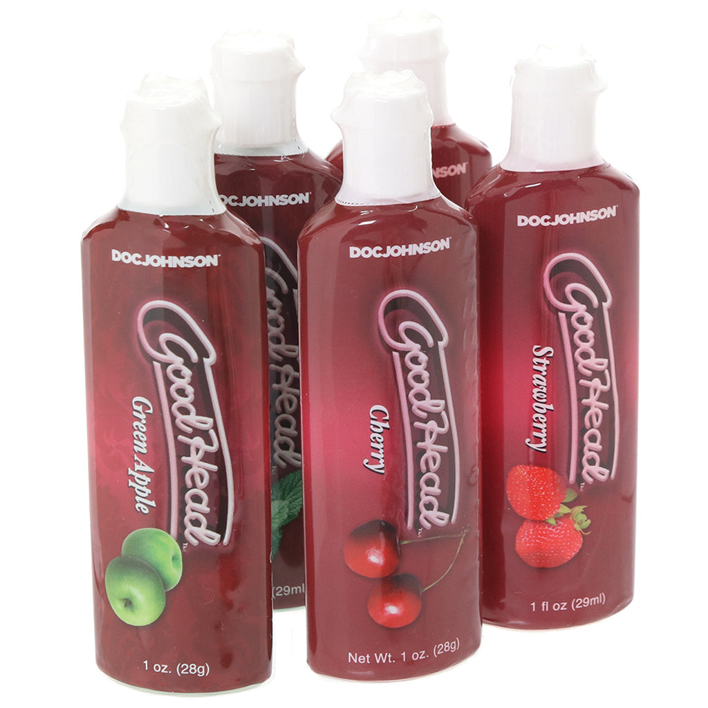 GoodHead One Shot 5-Pack: Elevate Intimacy with Decadent Flavored Oral Lubes