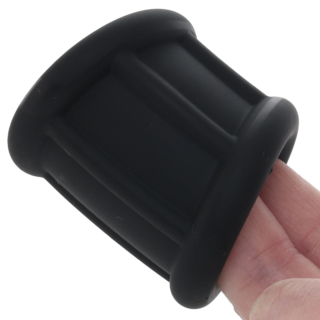Renegade Suave Black Silicone Ball Stretcher for Elite Pleasure & Performance