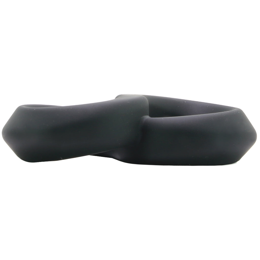 Renegade Black Infinity Ring: Super Stretchable Dual Enhancement for Unforgettable Pleasure