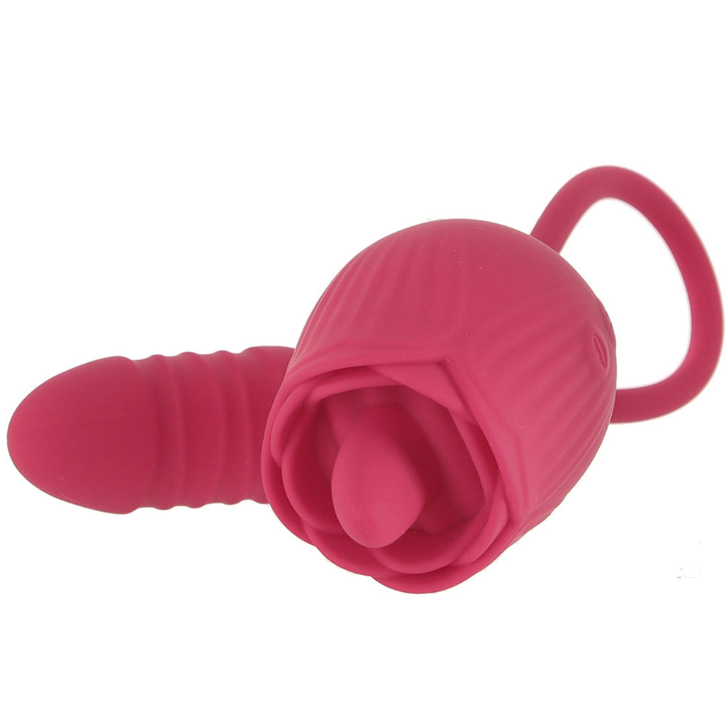 Evolved Novelties Wild Rose Dual Stimulator - Vibrators - HoneyHugs Canada (View 3)