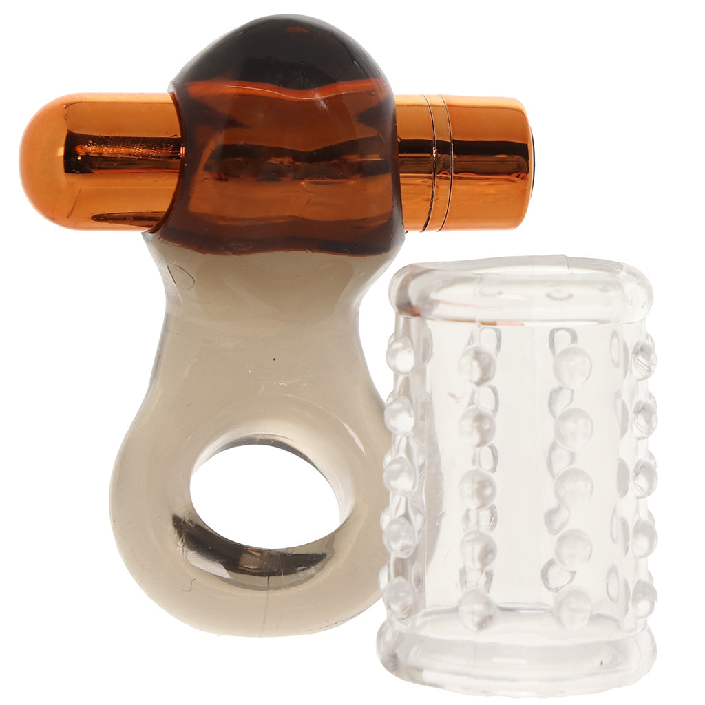 Stay Hard Smooth Vibrating Cock Ring Set