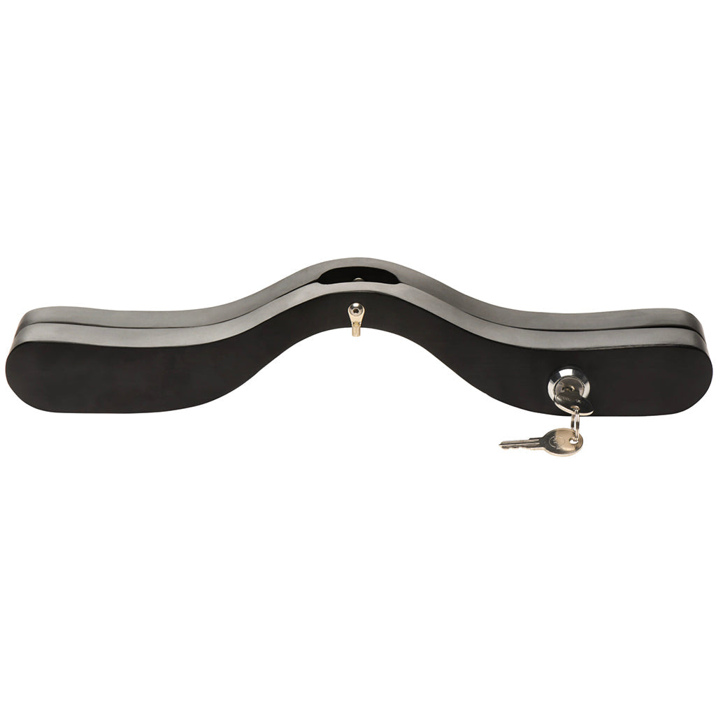 Master Series Exposed: Luxurious Wooden E-Stim Humbler for Immersive Submission