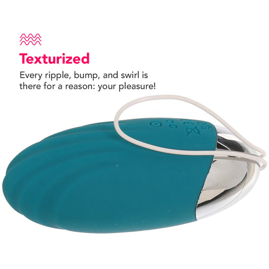Oval Office Egg Vibe with Remote in Teal