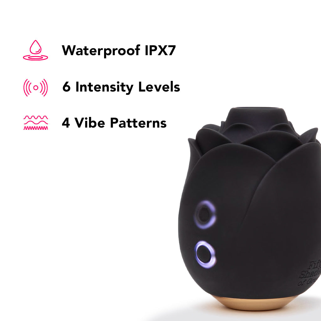 Fifty Shades of Grey Fifty Shades Of Grey Hearts & Flowers Rose Vibe - Vibrators - HoneyHugs Canada (View 5)