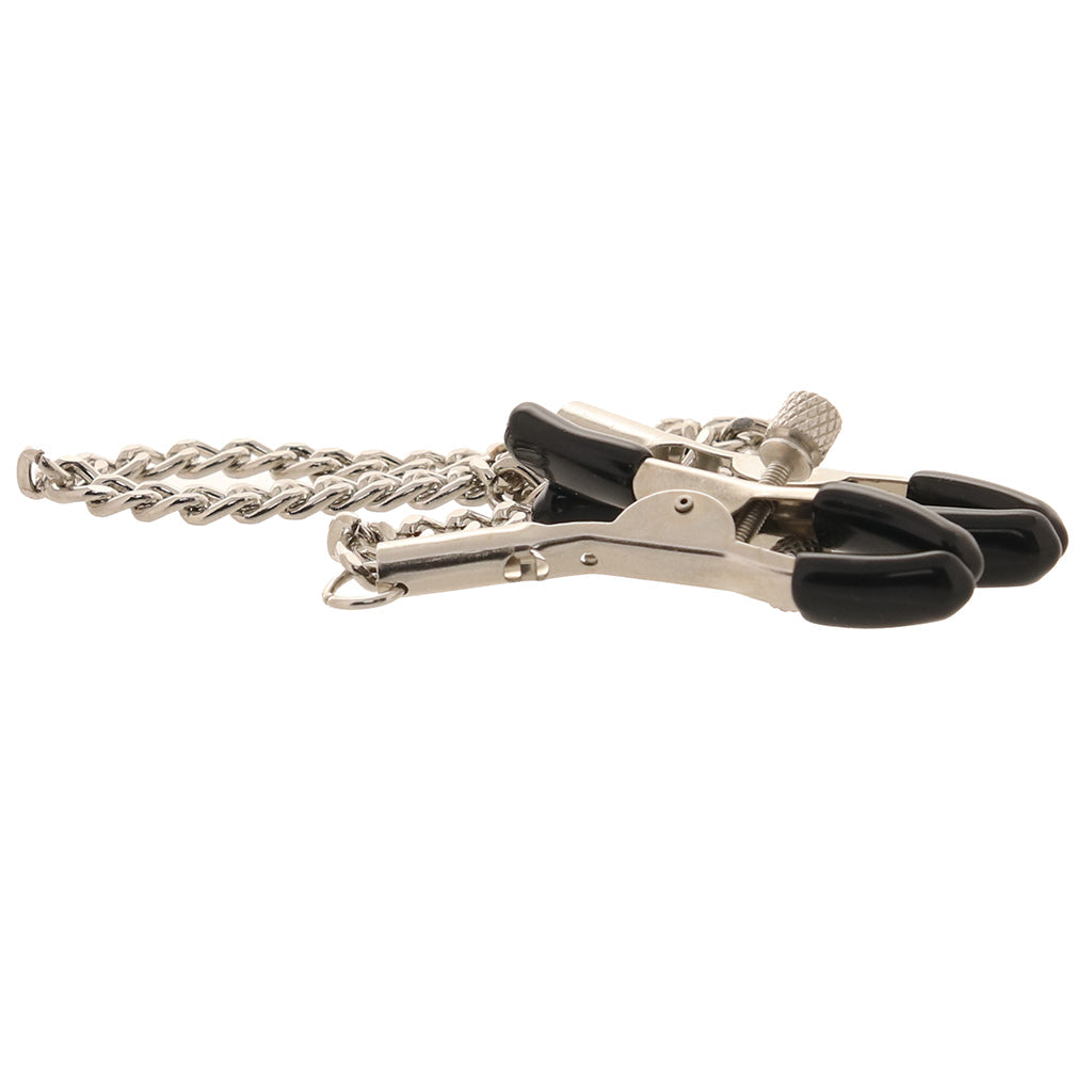 CalExotics Bull Nose Nipple Clamps: Adjustable Intensity for Exquisite Nipple Play