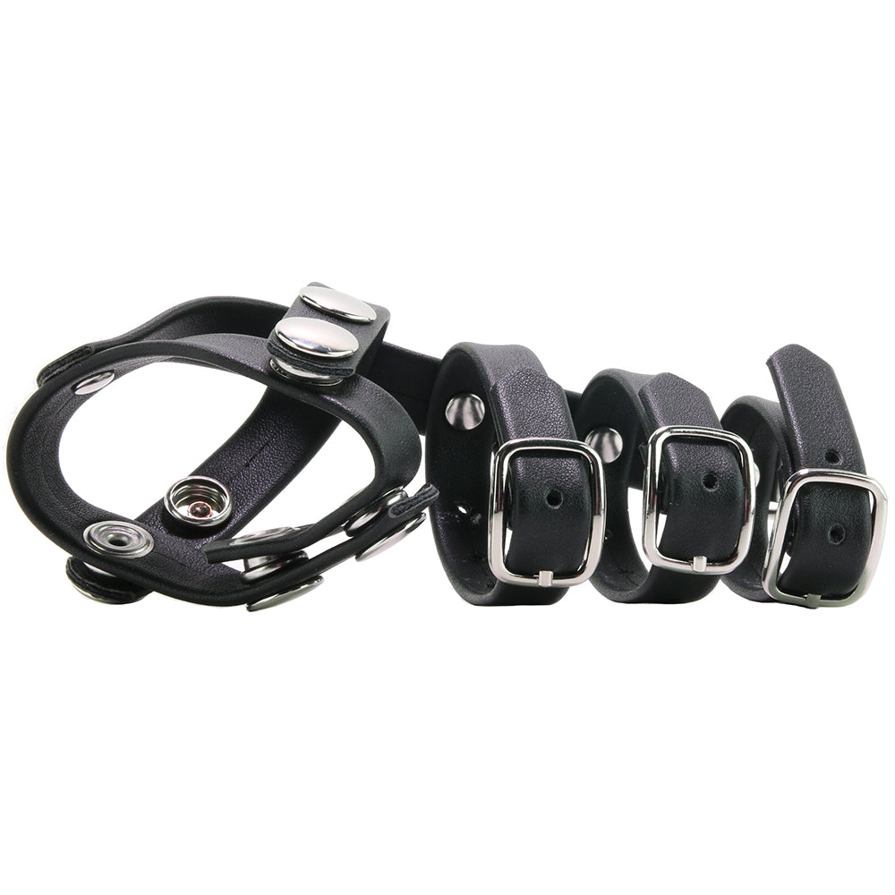 Unleash Control & Intense Pleasure: Blue Line Triple Cock & Ball Strap with Leash