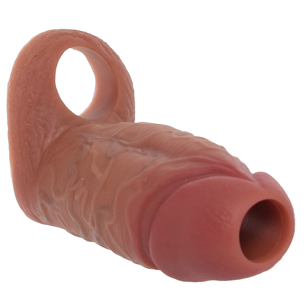 Jock Realistic Thick Silicone Enhancer with Ball Strap in T