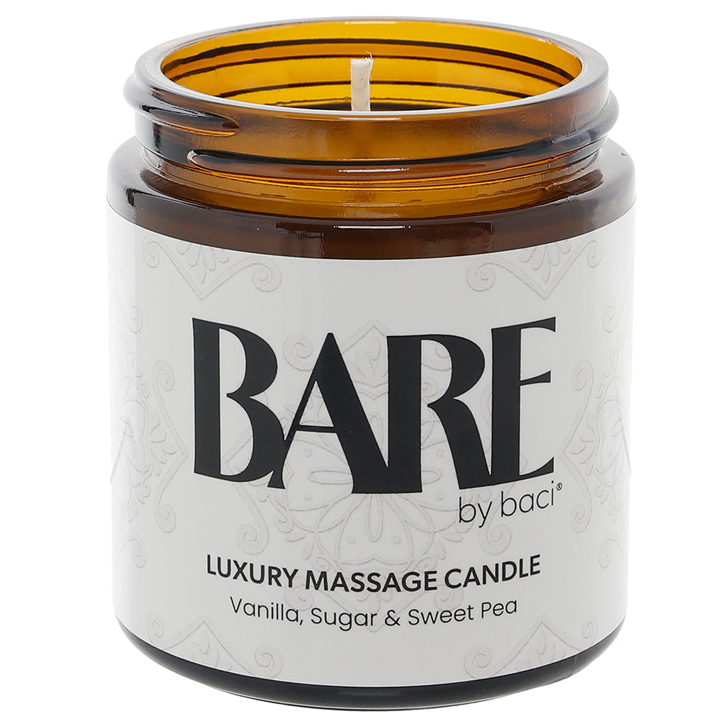 Bare Massage Candle 4oz/118ml in Vanilla, Sugar & Sweet Pea