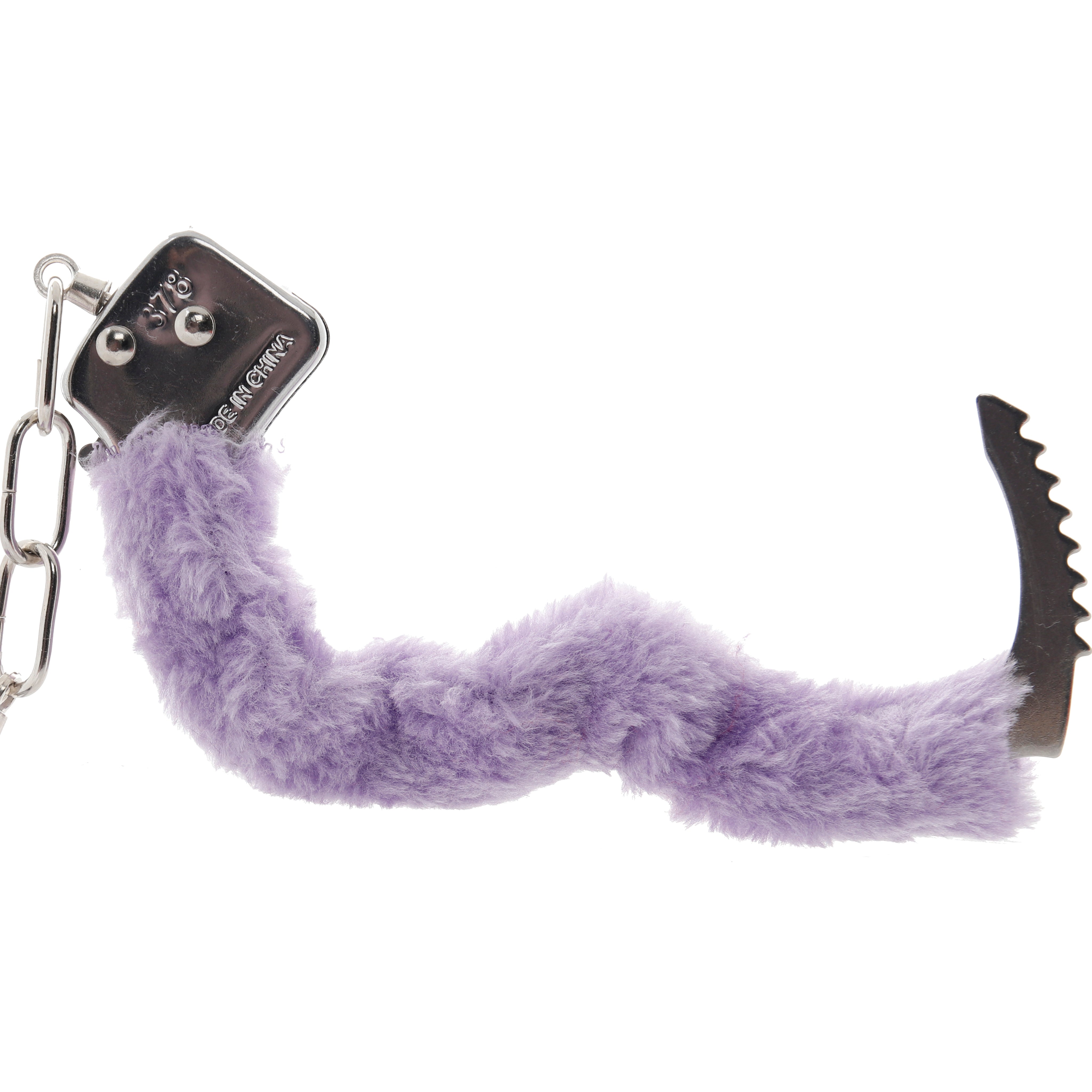 Furry Hand Cuffs in Lavender