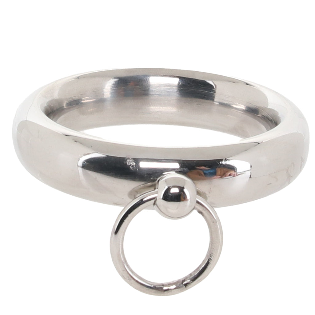 Command Me 50mm Stainless Steel Cock Ring - Exquisite Control & Sensation